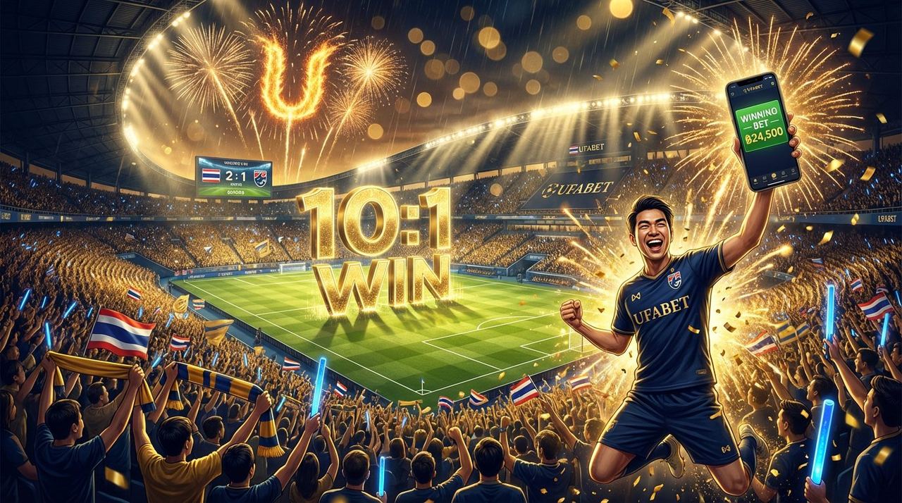 UFA365 – Fan Thailand merayakan kemenangan besar 10:1 di stadion penuh penonton dengan kembang api dan jersey UFABET